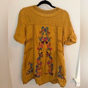 Free People Embroidered Dress